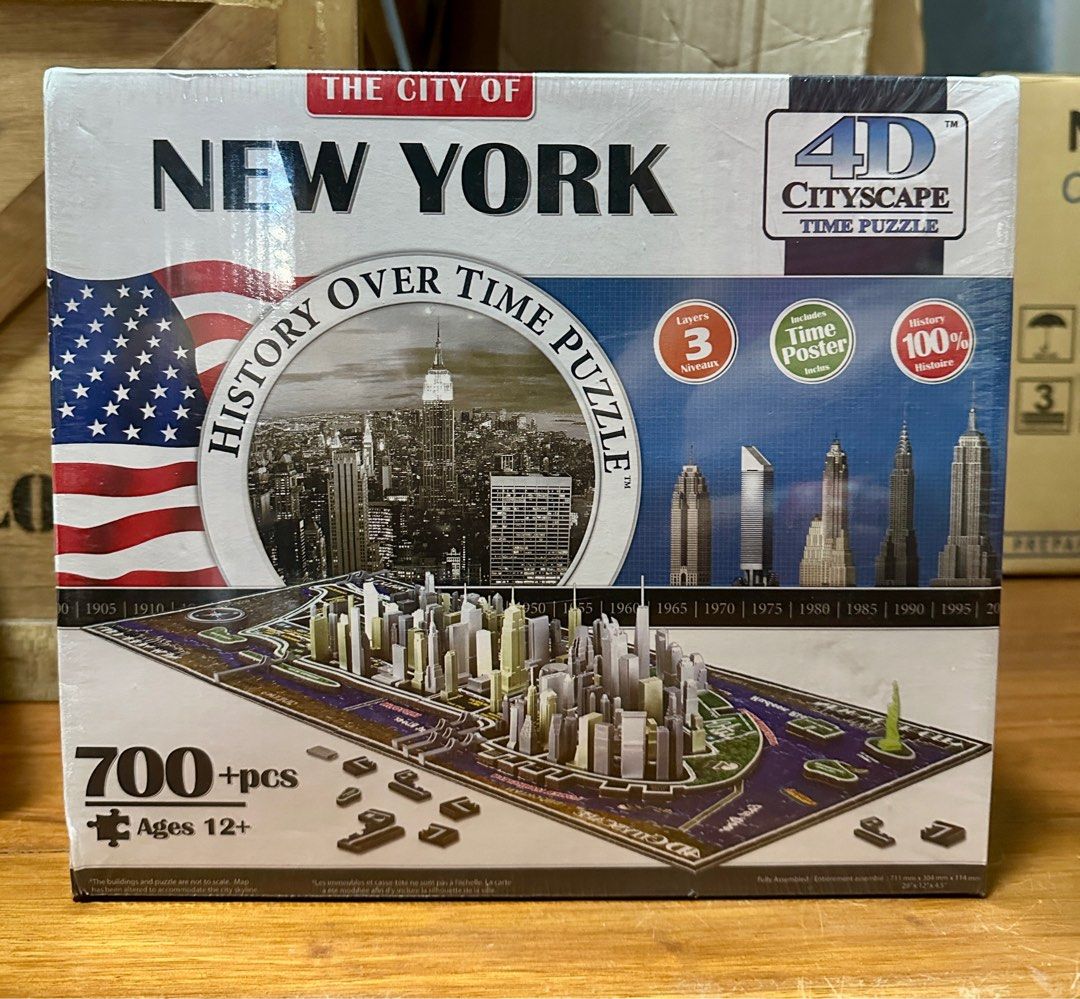 4D puzzle New York NYC Cityscape (Category: Board Games & Puzzles) located in Rizal. Submitted by sal.bear (Listing ID 1364149480, Image 1). Description: Sealed. Box in good condition. Zoom in photos for details. No haggling. .