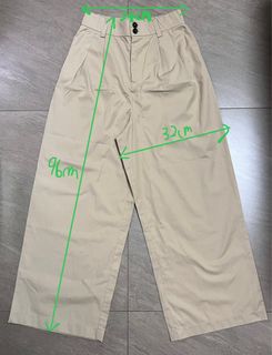 淺啡色防水風褸直筒西褲64218660444163110