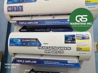 ❄️ HAIER SPLIT TYPE INVERTER AIRCON COOL CLEAN PRO SERIES AND HAIER UV COOL CLEAN DELUXE SERIES ❄️