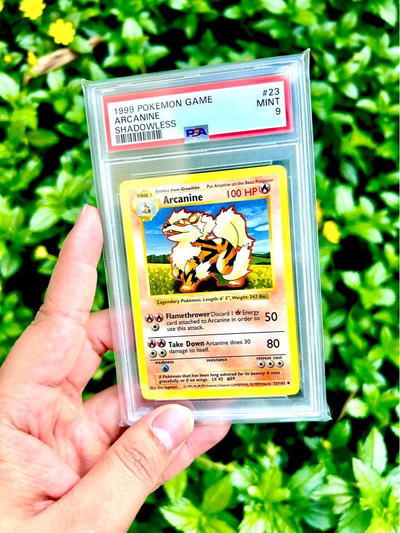 arcanine pokemon card 1999 TCG Graded Card: 2000 TV #059 English PSA 9 – Vancity CJ Trading Cards [RR] Flames of Rage (40+) Discard 2 R Energy cards attached to Arcanine in order to use this attack Arcanine [Rainbow Foil] #59 Prices