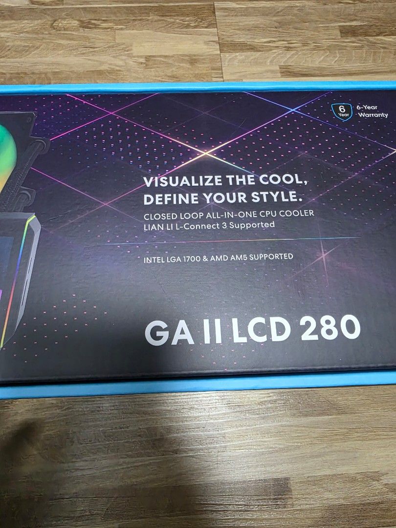 Asetek Gen 8 : Lian Li 280 Galahad 2 LCD AIO Liquid Water Cool Pump for AM5 / AM4 / LGA1700 / LGA185163073564667521111
