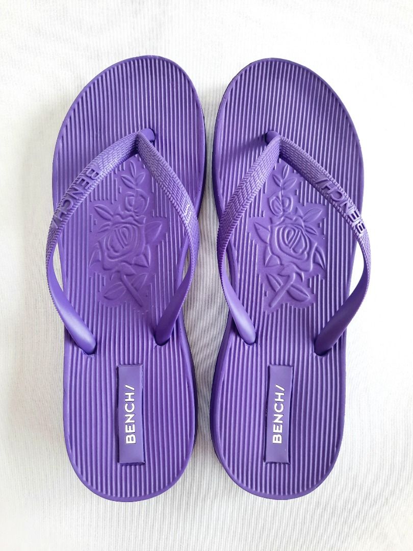 Bench Purple Violet Wedge Sandals Slides (Category: Slippers and slides) located in Paranaque City. Submitted by adoptastuff (Listing ID 1364144806, Image 1). Description: * like new, only worn once * only available here since out-of-stock na sa Bench.