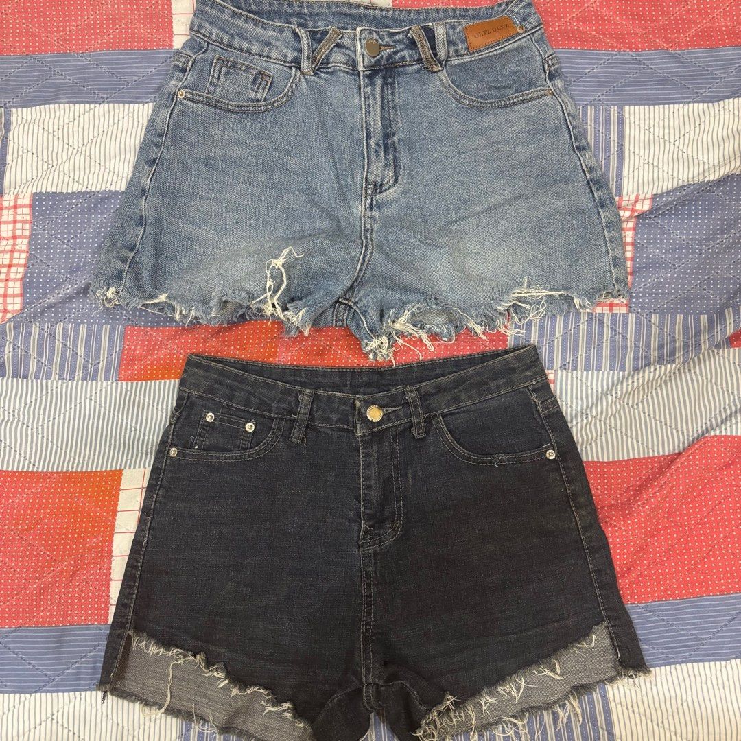 [BUNDLE] Unbranded High-Waisted Shorts S:28 (Category: Shorts) located in Manila. Submitted by arqchie (Listing ID 1364192857, Image 2). Description: Five shorts for only 150 pesos! (If you’re not going to take all, one for 40 pesos.) RFS: Decluttering If you have any questions regarding the product, feel free to message me..