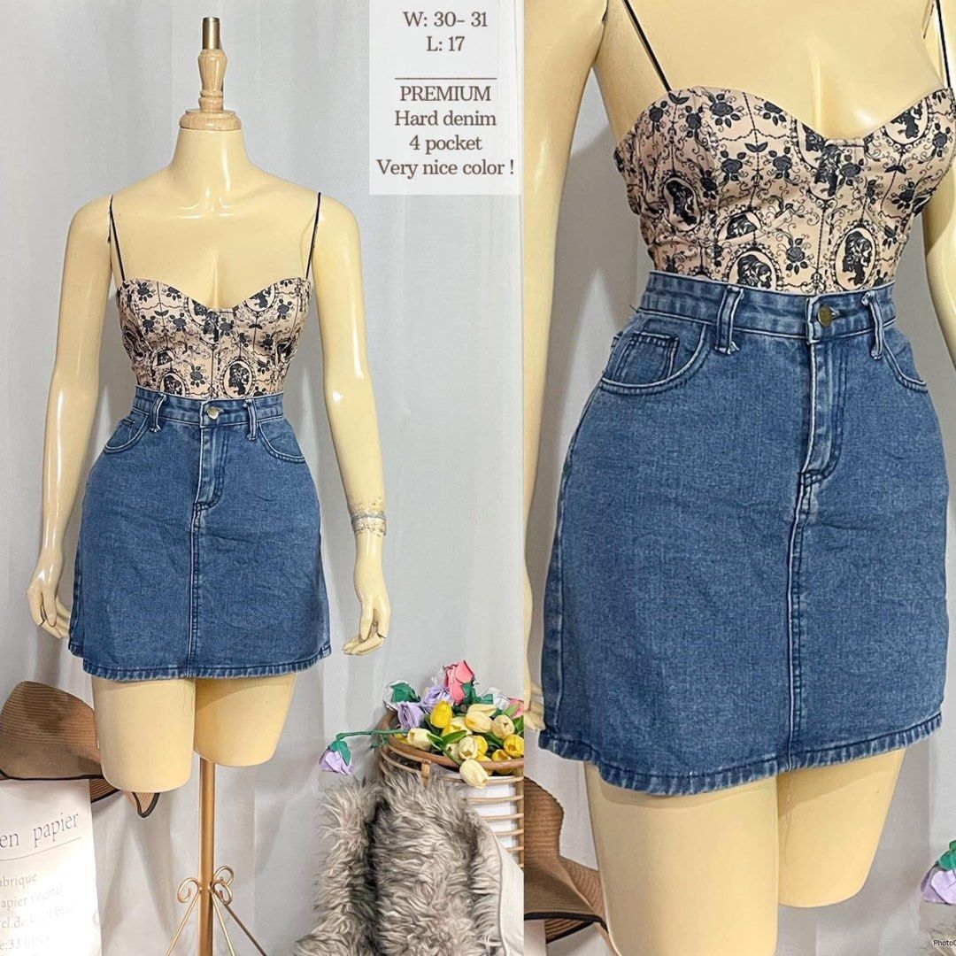 Denim Skirt size 30-31 (Category: Skirts) located in Quezon City. Submitted by vanelope (Listing ID 1364149798, Image 1). Description: .