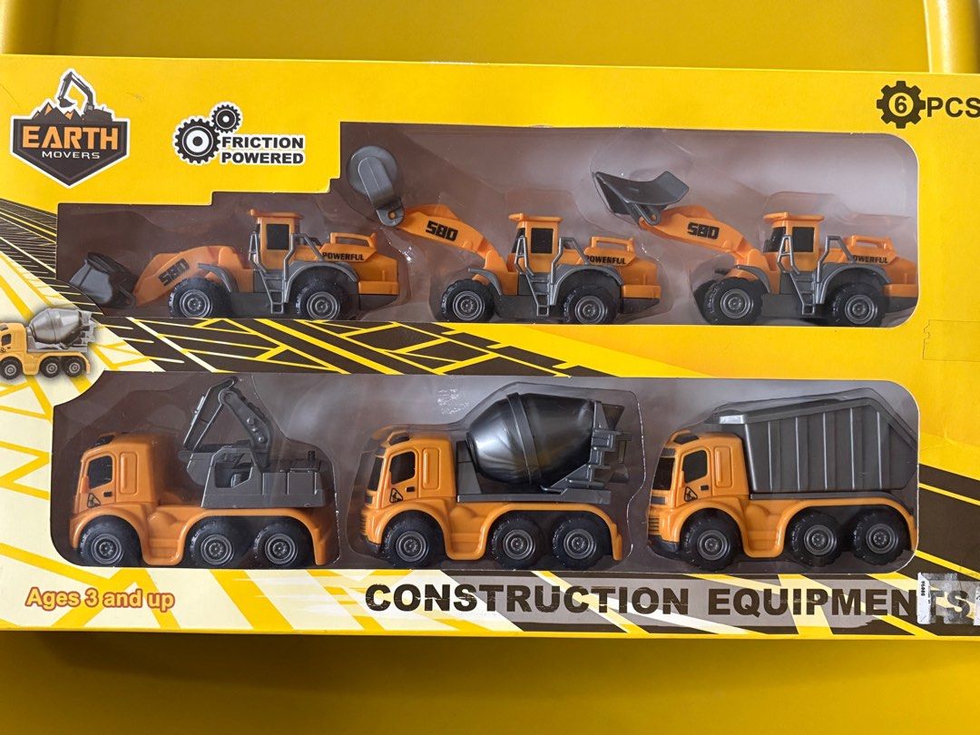 Earth Movers Construction Vehicles (Category: Construction Tools & Equipment) located in Marikina City. Submitted by erncm (Listing ID 1364082683, Image 2). Description: Selling because we have tons of construction vehicles (different sizes) at home. Shipping fee care of buyer..
