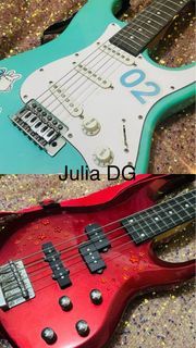Electric Guitar and Bass Guitar