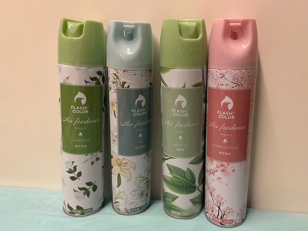 Flash Color Air Freshener Spray, Furniture & Home Living, Home Fragrance on Carousell