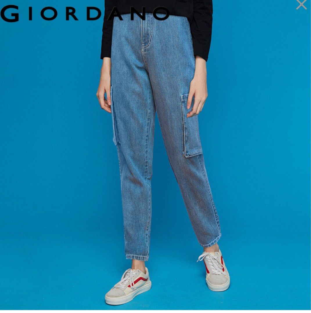Giordano Cargo Pants (Category: Jeans) located in Dasmarinas. Submitted by mnqstuff (Listing ID 1364130735, Image 1). Description: Used twice only Waist: 28.