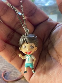 haikyuu!! oikawa keychain figure