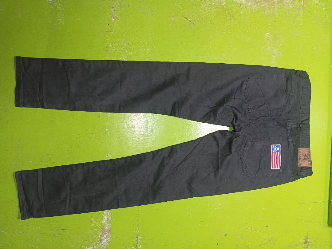 Hysteric glamour x mastermind (Category: Jeans) located in Iloilo. Submitted by thefilthythrift (Listing ID 1364198479, Image 2). Description: hysteric glamour x mastermind waistline 33.5 outseam 42 inseam 32.5 thigh 10 leg opening 6.5 excellent condition no issue.