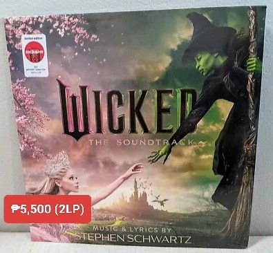 OST - Wicked: The Soundtrack vinyl (Category: Vinyls) located in Manila. Submitted by jhenaloymerchandise (Listing ID 1364173741, Image 1). Description: OST - Wicked: The Soundtrack (2LP) = ₱5,500 Brand new sealed made in USA.