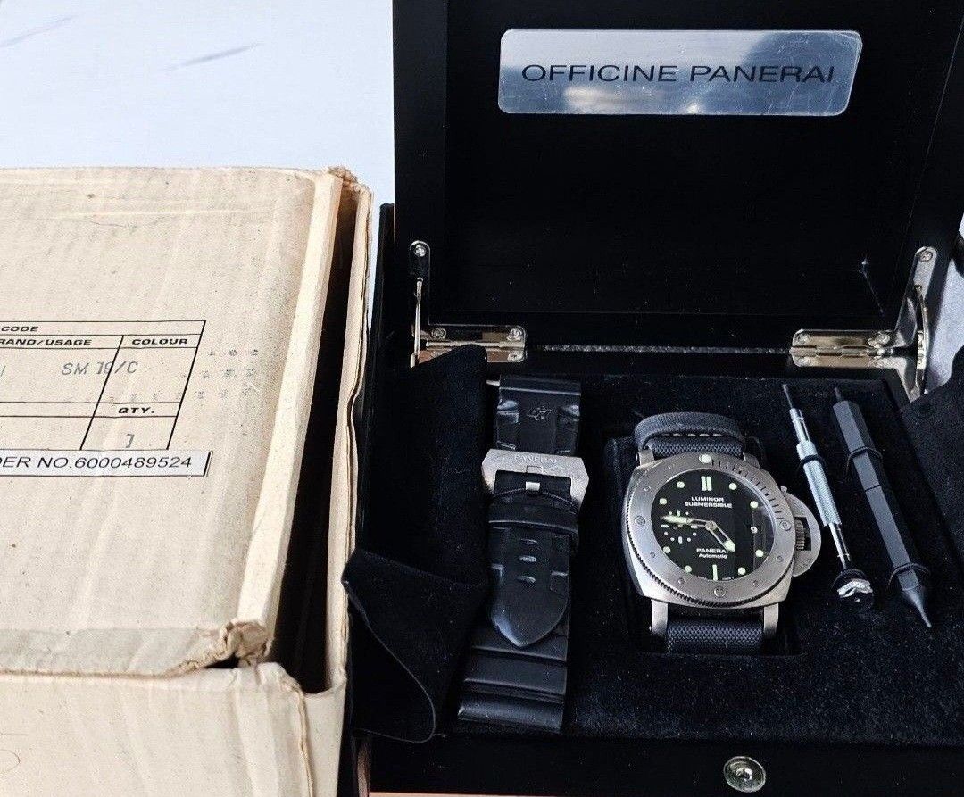Panerai PAM 305 (Category: Luxury Watches) located in Manila. Submitted by shyysandig (Listing ID 1364083415, Image 2). Description: Authentic Panerai PAM 305 Luminor Submersible Automatic 47mm Package includes what you see in picture.