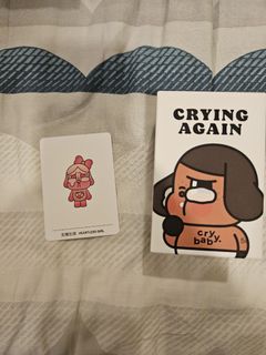 Popmart Crybaby Crying Again figure - Heartless Girl  Sealed Foil