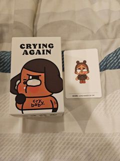 Popmart Crybaby Crying Again figure - Love Makes Us Cry Sealed Foil