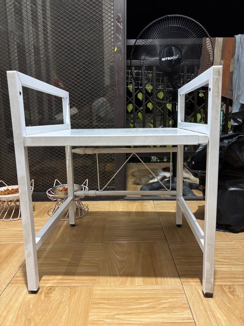 Printer/ Microwave Organizer Extendable (Category: Other Kitchenware & Tableware) located in Rizal. Submitted by jmcraftingphhandicrafts (Listing ID 1364208173, Image 3). Description: Pinaggamitan ko ng Printer sa taas nya then Cricut sa baba Rfs: Di na ginagamit, need funds pampaayos ng printer 💳 Payment First Gcash/Bank | Aabonohan ni rider 📍 Ampid 1 San Mateo Rizal.