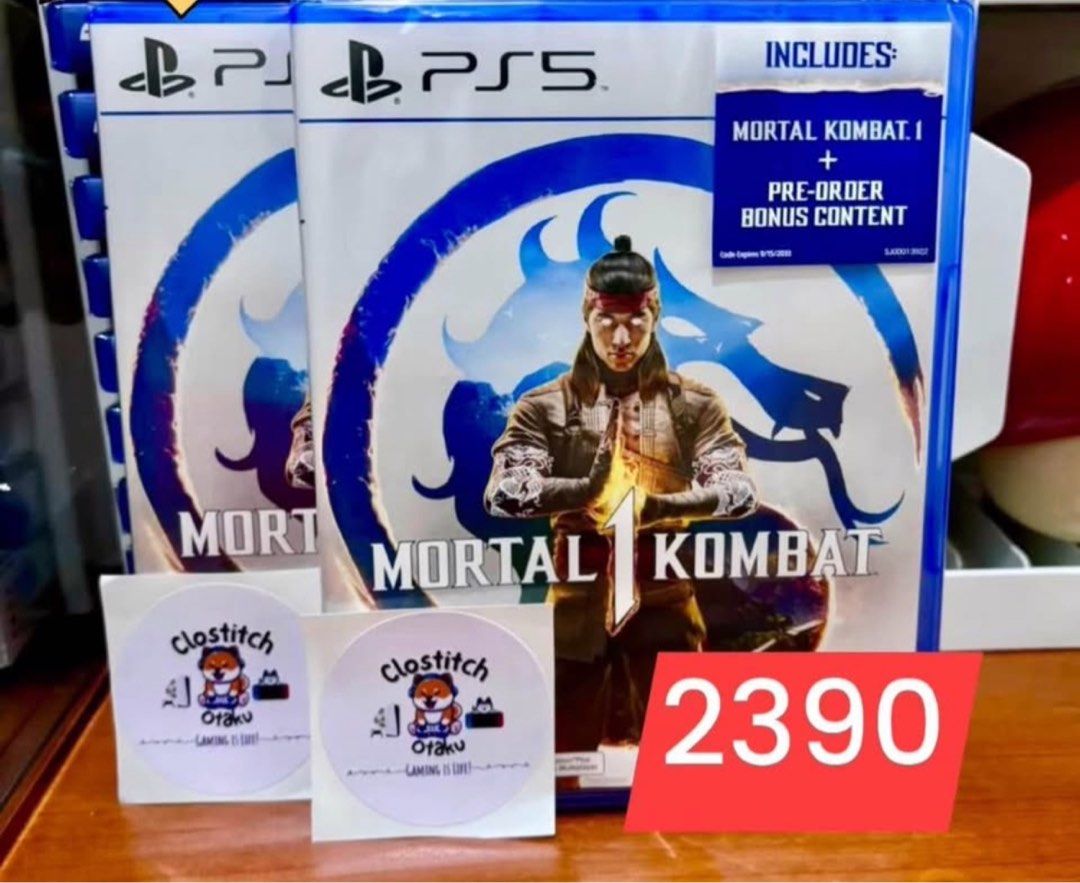 PS5 Mortal Kombat 1 (Latest) (Category: PlayStation) located in Quezon City. Submitted by clostitchotaku100 (Listing ID 1364121735, Image 1). Description: ☑️Brand New ☑️Sealed ☑️ 100% Original ☑️Payment Methods: COD(2k max), Gcash, BPI ☑️Shipping via lala move. Buyer’s Expense ☑️ Location: Wilsonville Subdivision Project 6, Culiat Quezon City ☑️Fb Main marketplace: Clostitch Otaku.