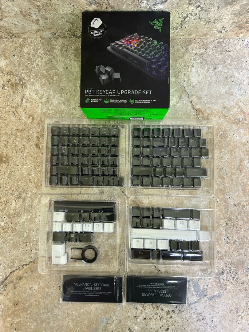 Razer PBT Keycap Upgrade Set, Computers & Tech, Parts & Accessories ...
