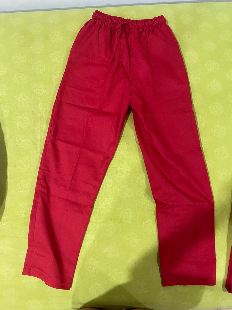 Red Scrub Suit - Local XS (Category: Sets & Coordinates) located in Rizal. Submitted by protractor (Listing ID 1364163996, Image 2). Description: XS in the tag. Sold in Set. RFS: Wrong Size Bought in Bambang PM for more information..