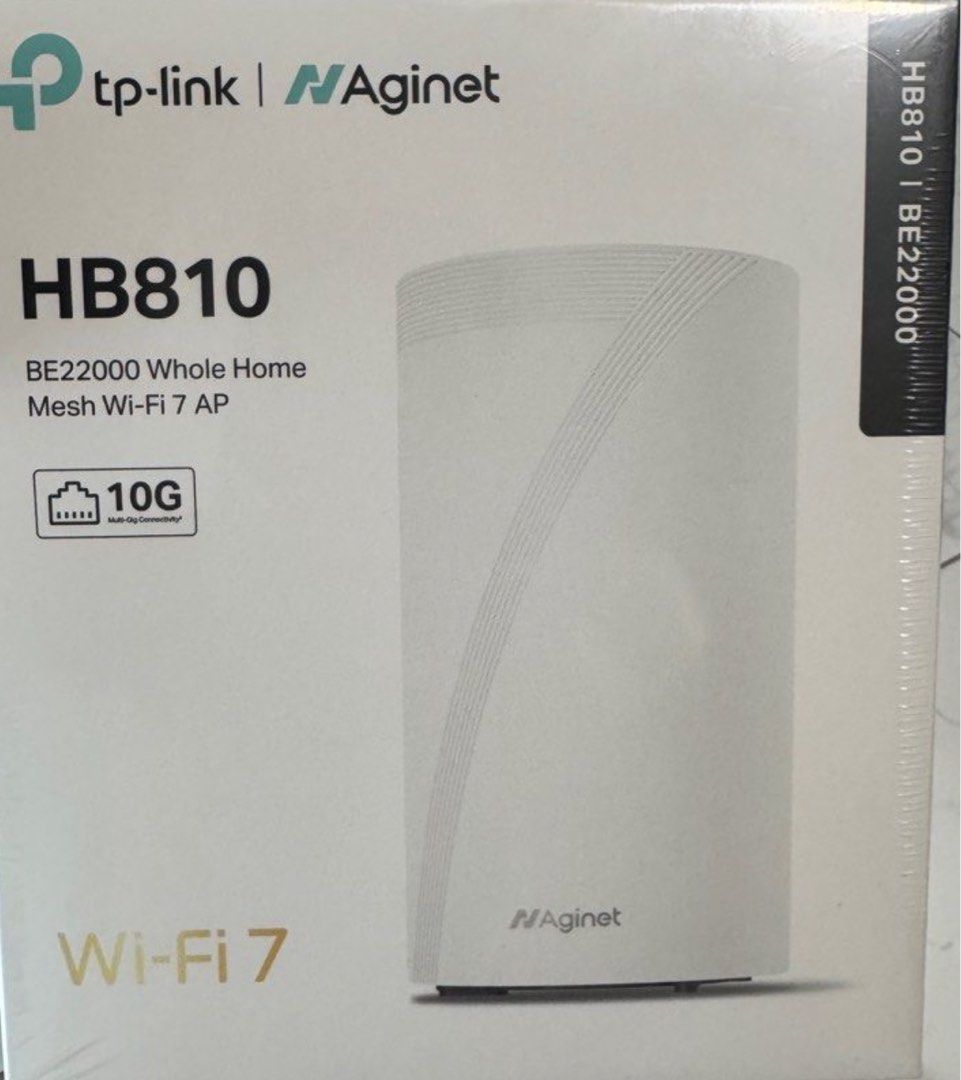 TPLINK HB810 BE22000 Whole Home Mesh WIFI  7 Router