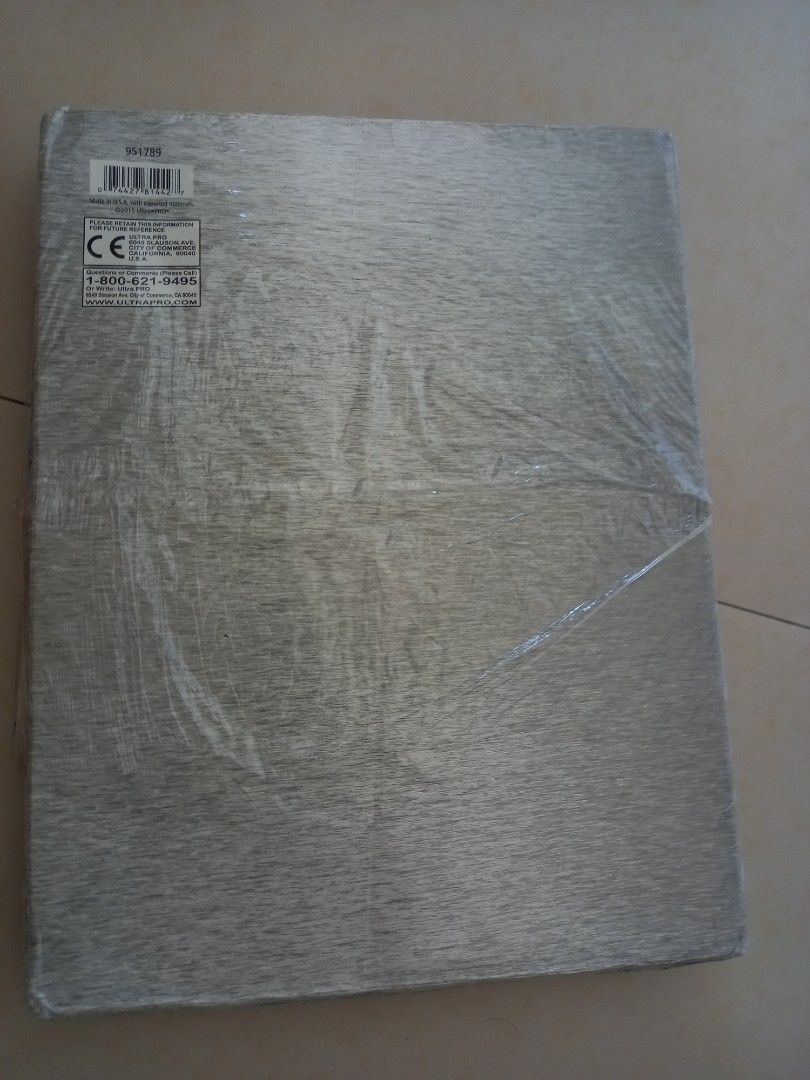 Ultra Pro Nine sleeves 100 pages (Category: Trading Cards Accessories) located in Quezon City. Submitted by Msian (Listing ID 1364117959, Image 3). Description: For sale Ultra Pro Nine sleeves 100 pages Sealed brand new Buyer pays Grab Lalamove Location: Cubao Quezon City MOP: Gcash.