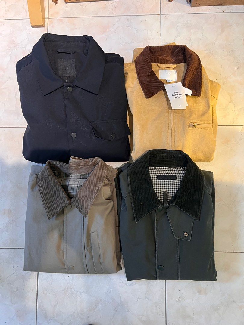 Workwear Jackets H&M and Uniqlo (Category: Coats, Jackets and Outerwear) located in Iloilo. Submitted by lanieeeeeee (Listing ID 1364114177, Image 2). Description: Workwear Jacket UNIQLO SHORT BLOUSON (OLIVE) V1 UNIQLOSHORT BLOUSON (BROWN) V2 Carhartt Detroit Alternative H&M All size Large Future Workwear Jacket H&M (size Small can fit up to large) Price from (1000-2100) My pre-loved jackets.