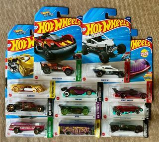 [11 Pieces] Hot Wheels Basic Fantasy Mainline Assorted Cars Set HotWheels