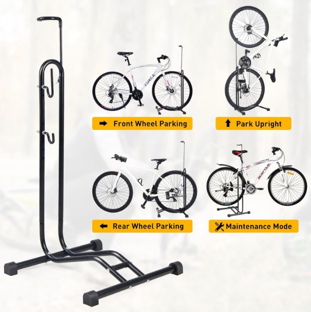 3 in 1 Adjustable Vertical Horizontal Maintenance Bicycle Bike Rack ...