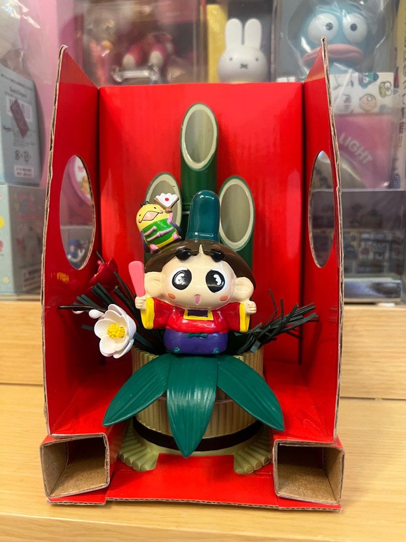 中古 昭和 2001 年 邪留丸 反斗小王子 電蟲 近年 賀年 竹 門松 擺設 扭蛋 公仔 擺設 懷舊 童年 玩具, 興趣及遊戲, 玩具 ...