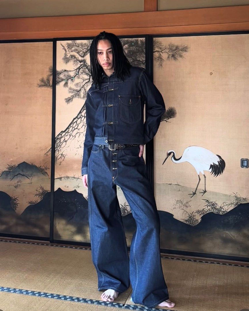 ballsy brothers Lee cowboydenim jacket M ballsy×Lee cowboy denim