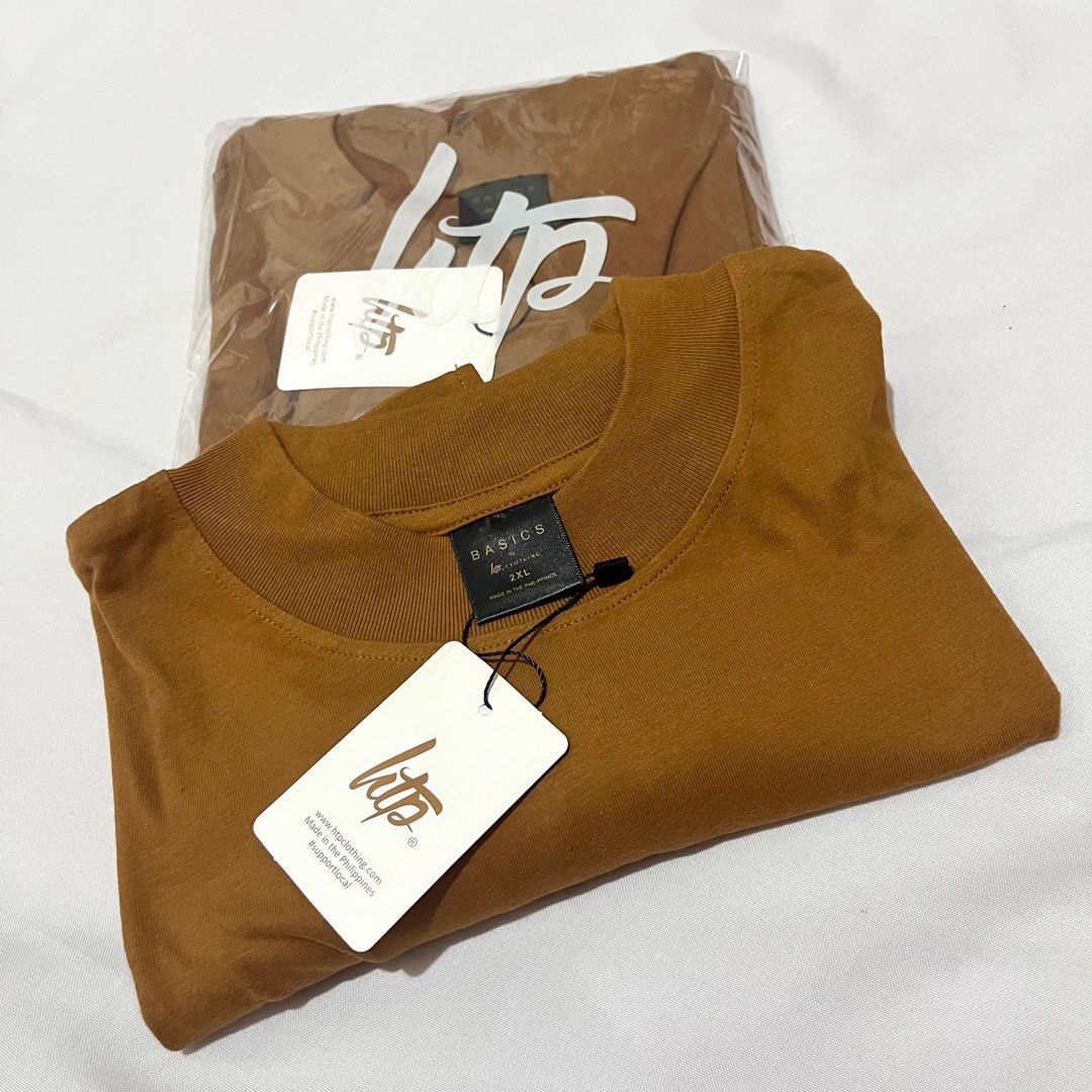 basic tee premium 3/4 sleeve office fit in ginger [htp basics] (Category: Others Tops) located in Muntinlupa City. Submitted by mikhasellsstuff (Listing ID 1364306247, Image 2). Description: Brand new. Selling for a lower price (SRP is 320) Available sizes: 2XL and 3XL.