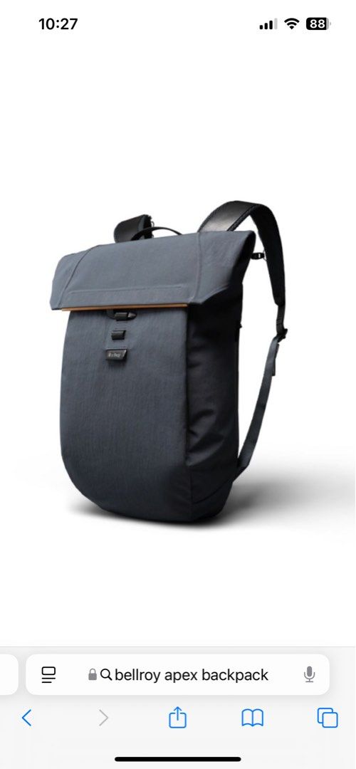 Bellroy Apex Backpack, , , - Carousell
