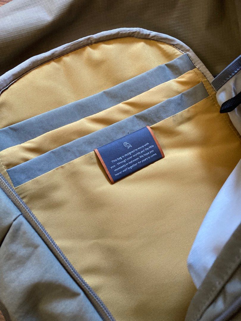 Bellroy Melbourne Backpack (Category: Backpacks) located in Muntinlupa City. Submitted by men_pmca (Listing ID 1364258101, Image 3). Description: Bellroy Melbourne Backpack Color: Limestone See last photos for specifications Good to Excellent condition Slightly negotiable Rfs: decluttering MOP: GCash/Bank Transfer Shipping at buyers expense lalamove/j&t/LBC Meetups: Muntinlupa Area.