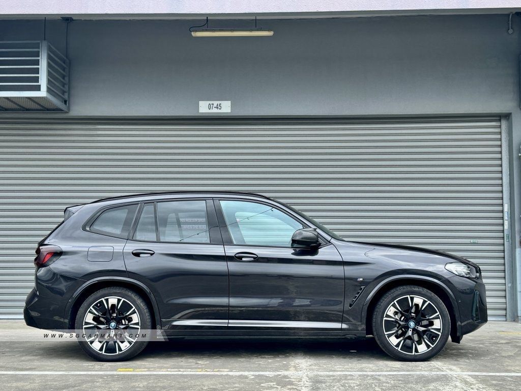 BMW IX3 Electric Auto (Category: Used Cars) located in Singapore. Submitted by valuemotoring (Listing ID 1364394581, Image 2). Description: 84440900 Clearance sales BMW IX3 sunroof Highline sunroof from $1080 monthly mega promo!! Low mileage 🔥🔥🔥 Mega Promo!!! superb condition! Highest trade in! 🔥🔥🔥🔥🔥🔥🔥🔥🔥🔥🔥🔥🔥🔥🔥🔥🔥 Trusted dealer . Best package Guranteed . Interest rate from 1.68% . 10% downpayment mega promo PHV full loan $0 dow