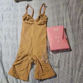 BNew Mid-Thigh Body Suit Slimwear shape wear SOLA SOLAVERSE (Sz L)