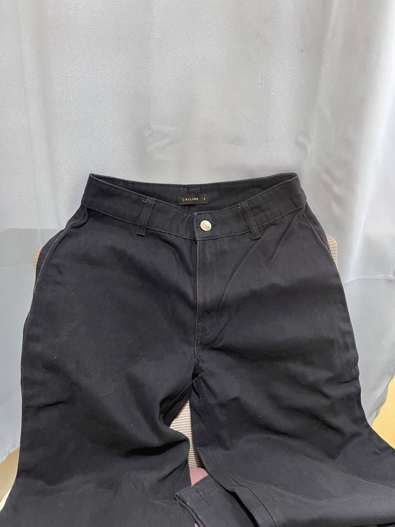 CALLIOPE Navy Blue Wide Leg Jeans (Category: Jeans) located in Davao. Submitted by shopbees (Listing ID 1364289706, Image 3). Description: RFS Decluttering Real color is closer to a True Navy blue not as dark as in pics .
