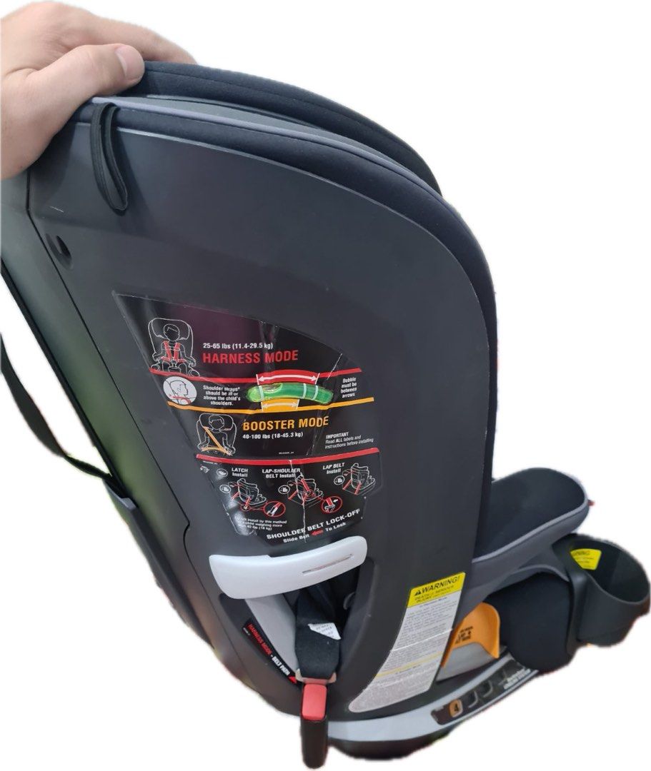 Chicco MyFit Harness + Booster Car Seat (Category: Car Seats) located in Quezon City. Submitted by zalika29 (Listing ID 1364325849, Image 2). Description: Chicco MyFit Harness + Booster car seat Harness Mode: For children 2 years and older, weighing 25-65 lbs and up to 54 inches tall. Booster Mode: For children 4 years and older, weighing 40-100 lbs and between 38-57 inches tall. Key features include: * DuoGuard side-impact protection system. * E