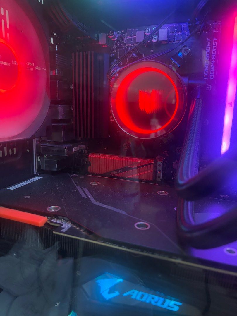 Full set Custom Gaming PC (PC + monitor 24inch + monitor arm ...