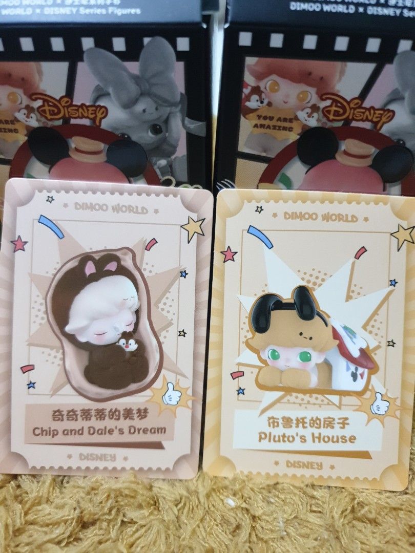 Dimoo World Disney Figurines - Chip and Dale's dream - Pluto's house ...