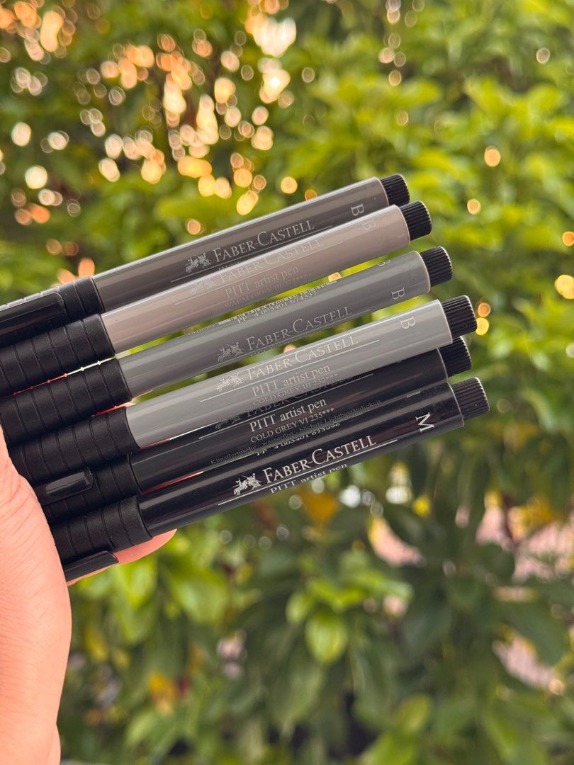 Faber Castell Pitt Artist Pens - Manga Basic Set (Category: Stationery & School Supplies) located in Antipolo. Submitted by rievellion (Listing ID 1364396912, Image 3). Description: Missing 2 pens. Pens still working and have around 70% ink. Dm for more info/pictures.