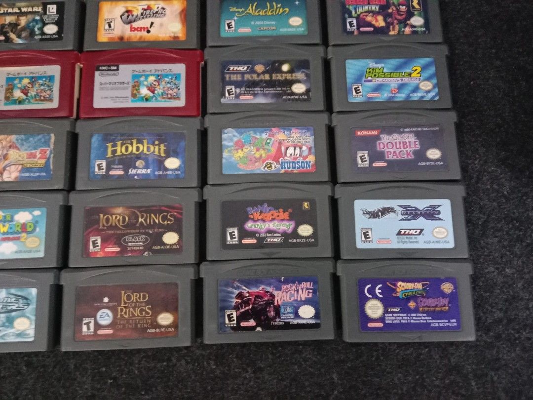 GBA Cart Games (Category: Nintendo) located in Quezon City. Submitted by rgsph140 (Listing ID 1364390183, Image 3). Description: Working Tested & Authentic Game 💯 Model Description Item: GBA Cart Game Pricelist : 600-Naruto Ninja Council (USA) 500 each-Super Mario Bros. (Famicom Version) 700-Super Mario Advance 4 (Repro Label/US) SOLD-Super Mario Advannce 4 (USA) 1000-Super Mario Advance 2 (USA) 1000 each-Dragon Ball Z The Legacy of Goku 2 (USA)