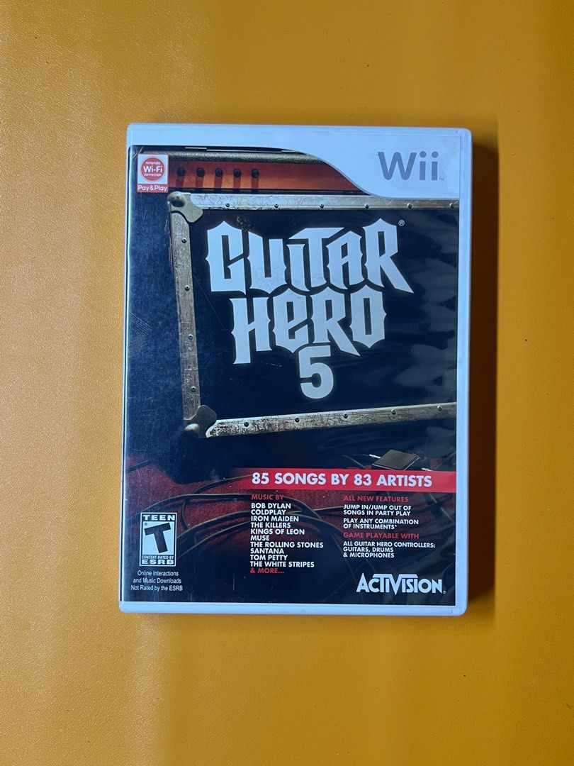 Guitar Hero 5 (Wii) (Category: Nintendo) located in Cavite. Submitted by majoh_retro (Listing ID 1364403429, Image 1). Description: Untested Item is crossposted Location: Imus Cavite Payment: Gcash Shipping: Lalamove and LBC.