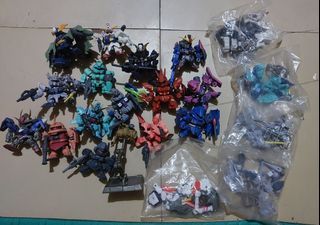 Gundam gashapon 22pcs