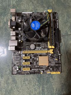 Placa base para computadora H81M-PLUS con CPU
