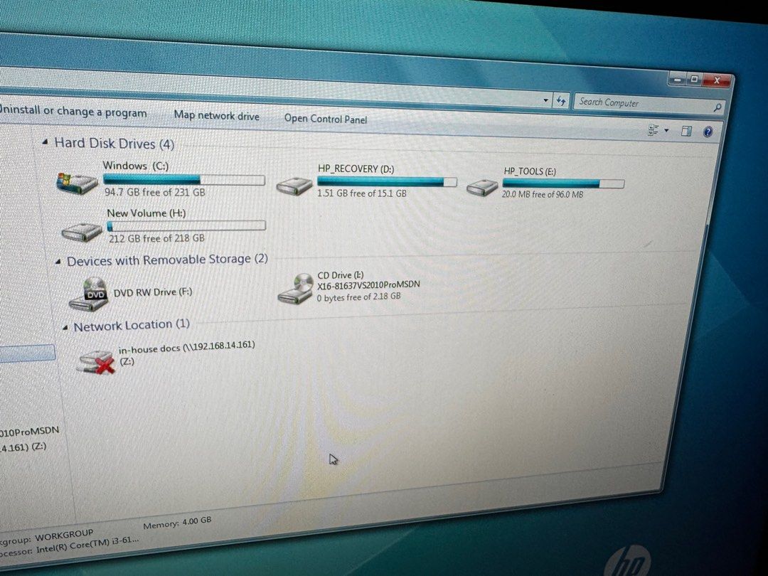 Hp core i3 6th generation desktop with monitor $12063204757847681112