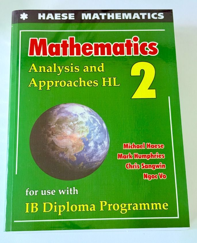 IB AA HL Maths Textbook 1 & 2 (Haese Mathematics), Hobbies & Toys ...