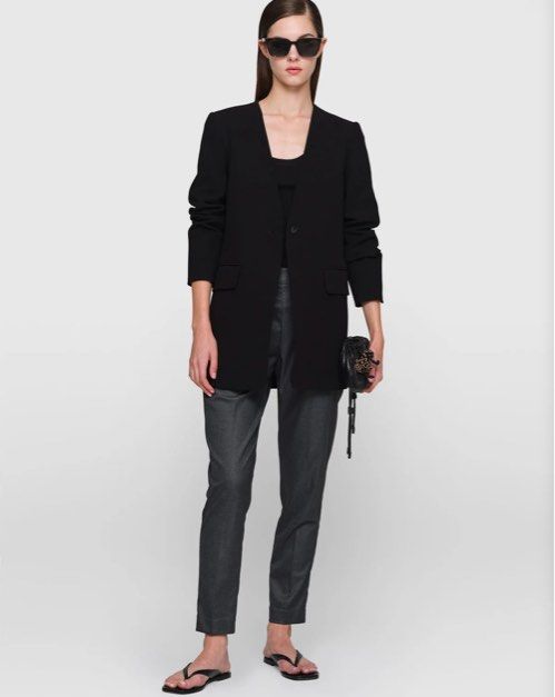 In good company summer suiting Cora pants black XS (Category: Other Bottoms) located in Singapore. Submitted by kjc (Listing ID 1364337319, Image 1). Description: Bought the first iteration back when they first launched. Sizing may slightly differ from the current iteration but overall look is similar. Never worn before Pics for illustration purposes, colour is black not melange and not available on website. Waist 14 inch across Hips 19 inch acro