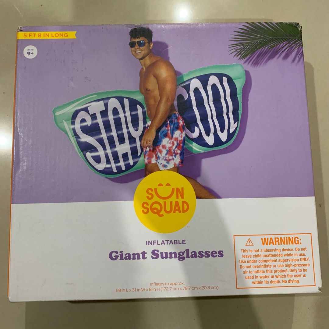 Inflatable Giant Sunglasses (Category: Sunglasses & Eyewear) located in Quezon City. Submitted by dawnsessentials (Listing ID 1364387763, Image 1). Description: .
