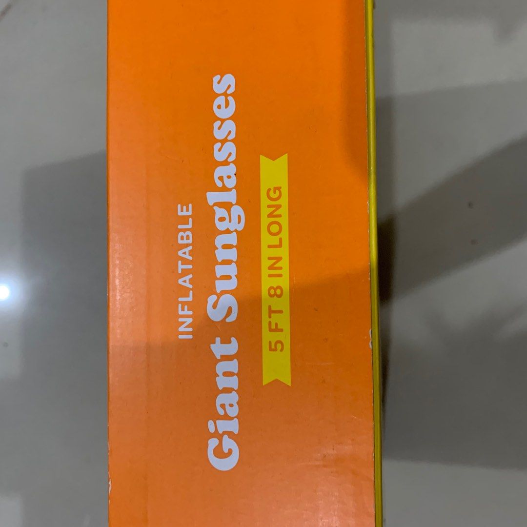 Inflatable Giant Sunglasses (Category: Sunglasses & Eyewear) located in Quezon City. Submitted by dawnsessentials (Listing ID 1364387763, Image 2). Description: .