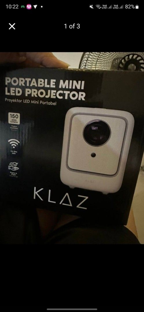 Klaz Projector (Category: Projectors) located in Valenzuela. Submitted by kitz27 (Listing ID 1364241525, Image 2). Description: Klaz Projector 720P Android version 5500 Cod meetup.
