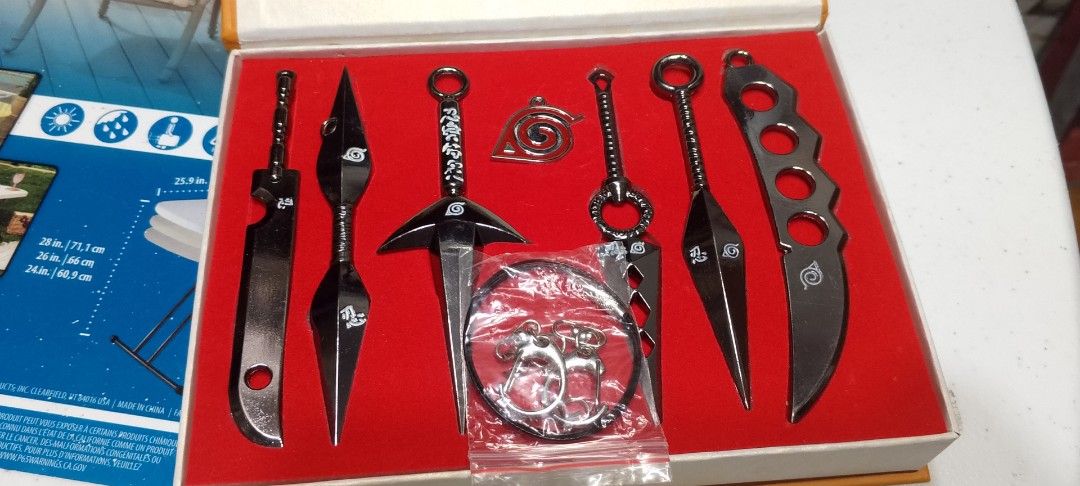 Naruto weapon kit keychain (Category: Character Goods) located in Manila. Submitted by chavezjofe92080 (Listing ID 1364315518, Image 1). Description: .